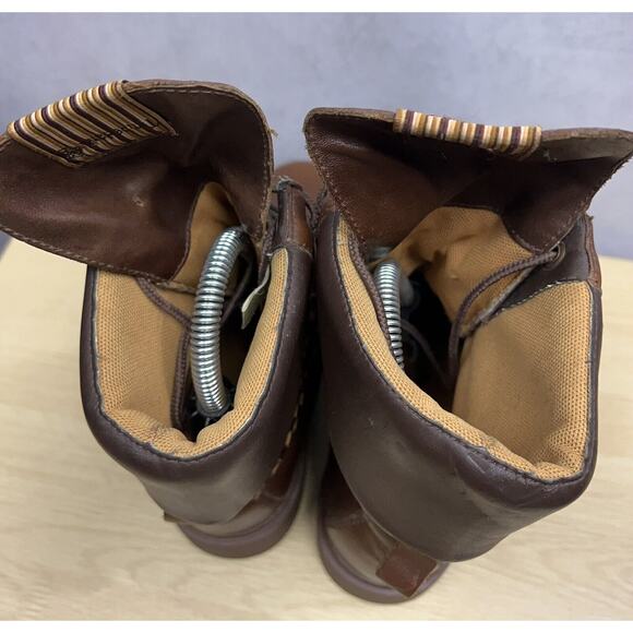 Vintage Timberland Checkers Pattern Women’s Boots Leather Size 6M 173281926 - Picture 7 of 10